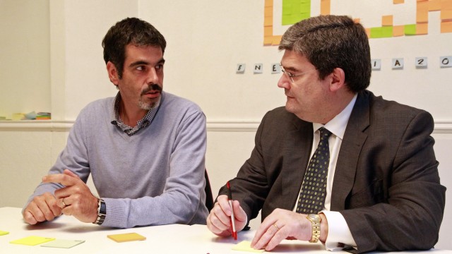 Eneko Goia eta Juan Mari Aburto