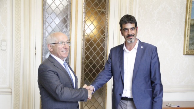 Eneko Goia eta Jean-René Etchegaray