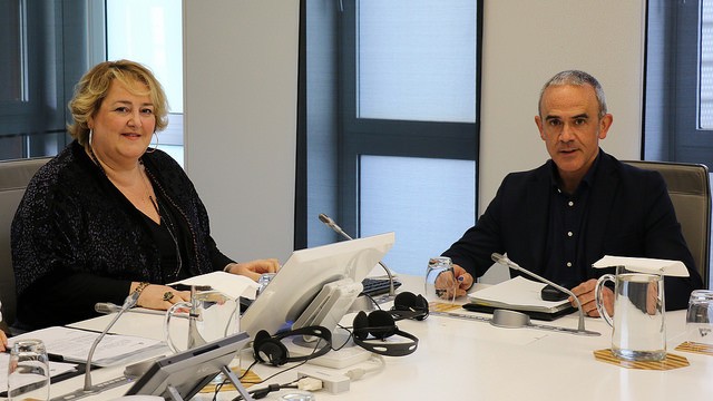 Aintzane Oiarbide y Alfredo Etxeberria