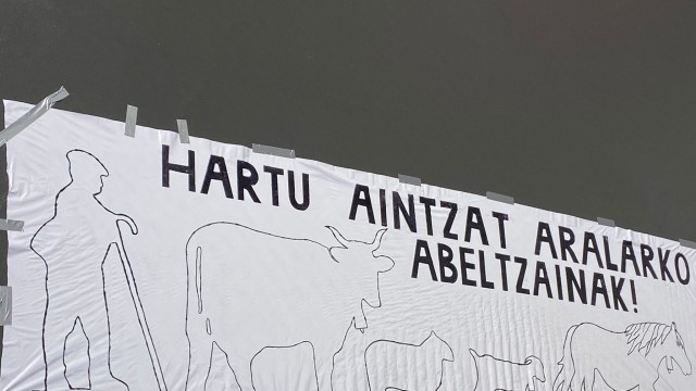 Kendu ziren pankartak